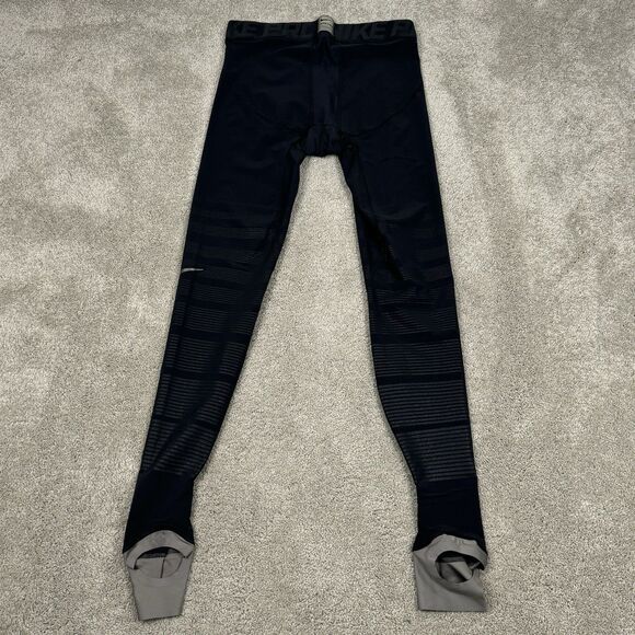 Nike Pro Hyperrecovery Black Training Compression Tights Size Large Tall - Picture 7 of 7